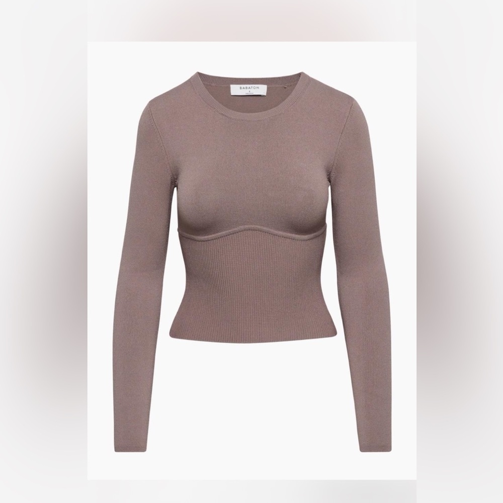 Aritzia Babaton sculpt empire top